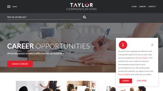 
                            3. Careers | Taylor Communications - Taylor Communications Employee Portal