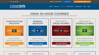 
                            7. CareerSafe Courses: OSHA 10-Hour General & Construction ... - Careersafeonline Com Portal