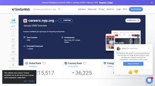 
Careers.nyp.org Analytics - Market Share Stats & Traffic Ranking  
