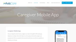 
                            6. Caregiver Mobile App - AxisCare Home Care Software - Axiscare Login