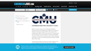 
                            8. Caribbean Maritime University (CMU) careers, current jobs at ... - Cmu Portal Jamaica