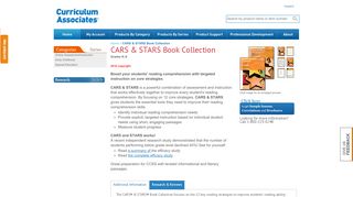 CARS & STARS Book Collection - Curriculum Associates, LLC - Cars And Stars Student Portal