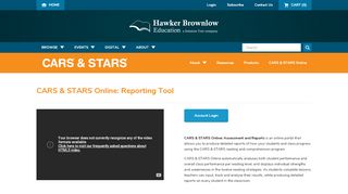 CARS & STARS Online: Reporting Tool - Cars And Stars Student Portal