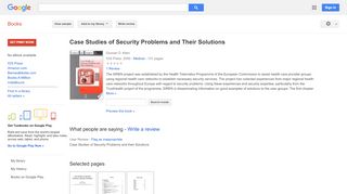 
                            7. Case Studies of Security Problems and Their Solutions - Demon Internet Portal
