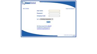 
                            2. Caseglobal Master Log-In - Case Global - Case Global Portal