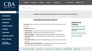 
                            2. Casemaker - Colorado Bar Association - Casemaker Portal