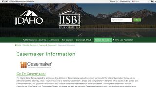 
                            6. Casemaker Information | State Bar - Casemaker Portal