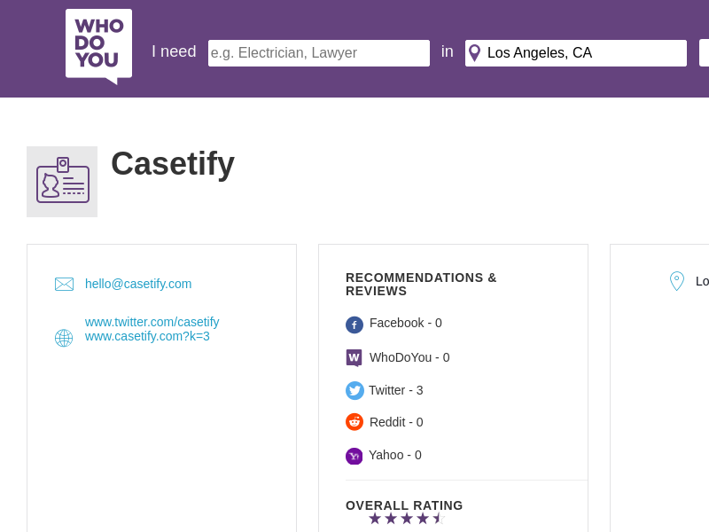 
                            10. Casetify in Los Angeles, CA - WhoDoYou
