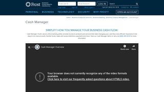 
                            11. Cash Manager - Frost Bank - Online Cash Manager Portal