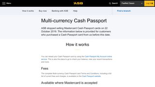 
                            8. Cash passport - Multi-currency Cash Passport | ASB - Cash Passport Portal Nz