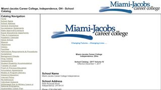 
                            4. Catalog - Miami-Jacobs Career College - Miami Jacobs Student Portal