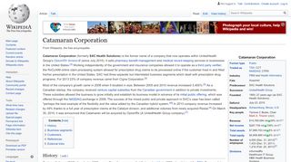 
                            6. Catamaran Corporation - Wikipedia - Sxc Health Solutions Provider Portal