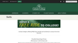 
                            7. Catch a FREE Ride to College | Shuttle | Cañada College - Https Reveal Us Fleetmatics Com Login Aspx