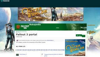 
                            2. Category:Fallout 3 portal | Fallout Wiki | FANDOM powered by Wikia - Fallout 3 Portal