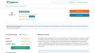 
                            4. CaterZen Reviews and Pricing - 2020 - Capterra - Restaurant Catering Systems Portal