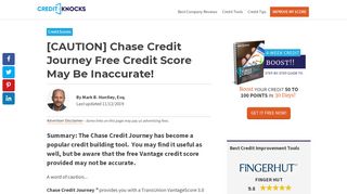 
                            7. [CAUTION] Chase Credit Journey Free Credit Score May Be ... - Chase Credit Report Portal