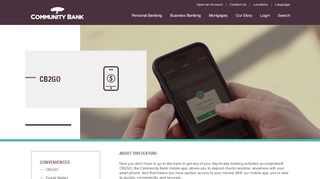 CB2GO - Community Bank | CB2GO - Community Bank - Community Bank Na Mobile Portal