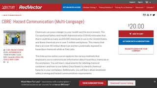 
                            6. CBRE: Hazard Communication (Multi-Language ... - RedVector - Cbre Redvector Login