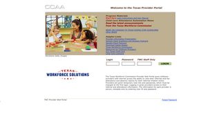 
                            8. CCAA:Login - Childcare Portal