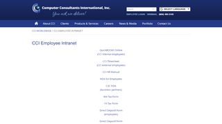 
                            1. CCI Employee Intranet |CCI Worldwide - Cci Employee Portal