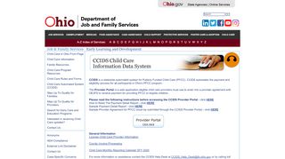 
                            3. CCIDS - Ohio Department of Job and Family Services - Ohio.gov - Ccids Provider Portal