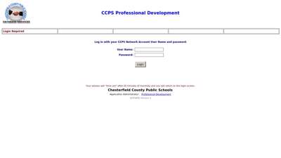 CCPS Professional Development - apps.ccpsnet.net