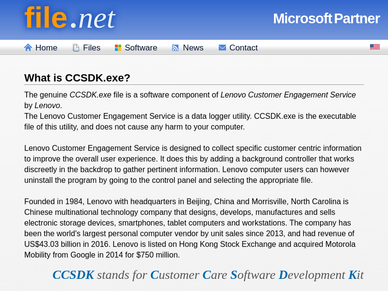  4. CCSDK.exe Windows process - What is it?