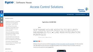 
C•CURE 9000 | Software House Access Control Security Solutions
