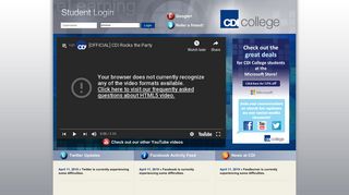 
                            2. CDI College - Student Portal - Eminata College Portal