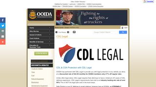 
                            7. CDL Legal, Owner-Operator Independent Drivers Association - Open Road Drivers Plan Portal