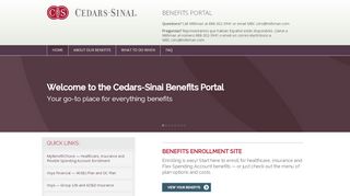 
                            1. Cedars-Sinai Benefits Portal - Cedars Sinai Benefits Portal