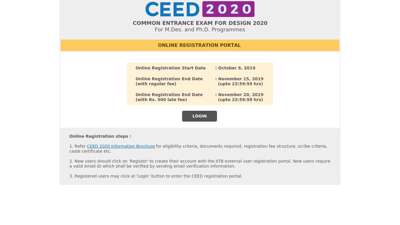 
                            4. CEED 2020 - IIT Bombay