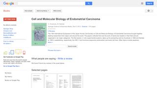 
                            8. Cell and Molecular Biology of Endometrial Carcinoma - Smr Fos Portal