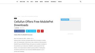 
                            8. Cellufun Offers Free MobilePet Downloads | GameZone - Www Wap Cellufun Com Portal