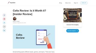 
                            6. Celtx Review: Is it Worth it? [Insider Review] – Squibler - Celtx Sign Up