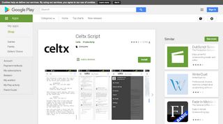 
                            4. Celtx Script - Apps on Google Play - Celtx Sign Up