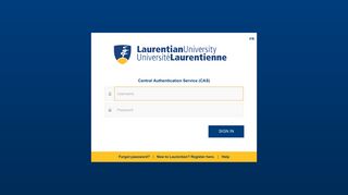 
                            5. Central Authentication Service: Login - CAS - Laurentian University Email Portal