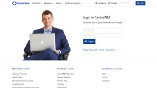 Central Bank Login | CentralNET Account | Central Bank - Metcalf Bank Online Portal