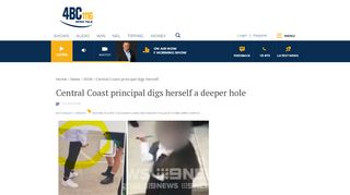 
                            5. Central Coast principal digs herself a deeper hole - 4BC - Tumbi Umbi High School Parent Portal