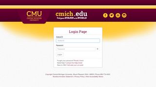Central Michigan University Login - Portal Cmich Edu Portal