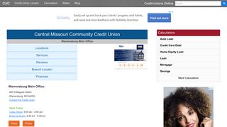 Central Missouri Community Credit Union - Warrensburg, MO - Cmccu Credit Union Portal