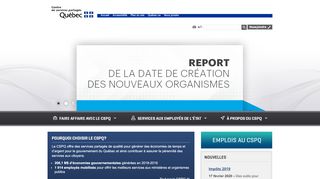 
                            8. Centre de services partagés du Québec - Quebec Partage Com Portal