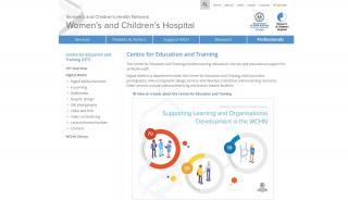 Centre for Education and Training - Women's and Children's Hospital ... - Sa Health Online Training Portal