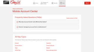 
                            5. Century 21 C21STATUS Credit Card - Mobile Account Center - Century 21 Store Portal