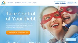 
                            2. Century Support Services: Debt Settlement Program to Get Out of Debt - My Century Client Portal