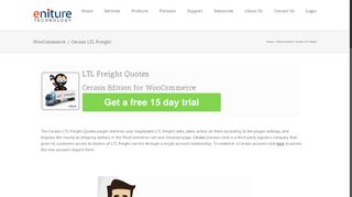 
                            7. Cerasis LTL Freight Quotes WooCommerce Plugin | Eniture ... - Cerasis Portal