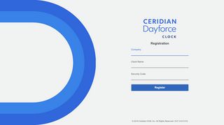 CERIDIAN | Clock - Dayforce - Dayforce Clock Portal