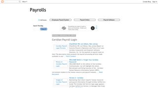 
Ceridian Payroll Login - Payrolls  
