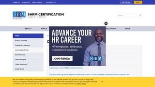 
                            2. Certification Portal - SHRM - Portal Shrm Org