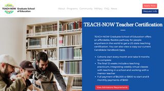 
                            6. Certification Program - Teach-Now - Teach Now Program Login